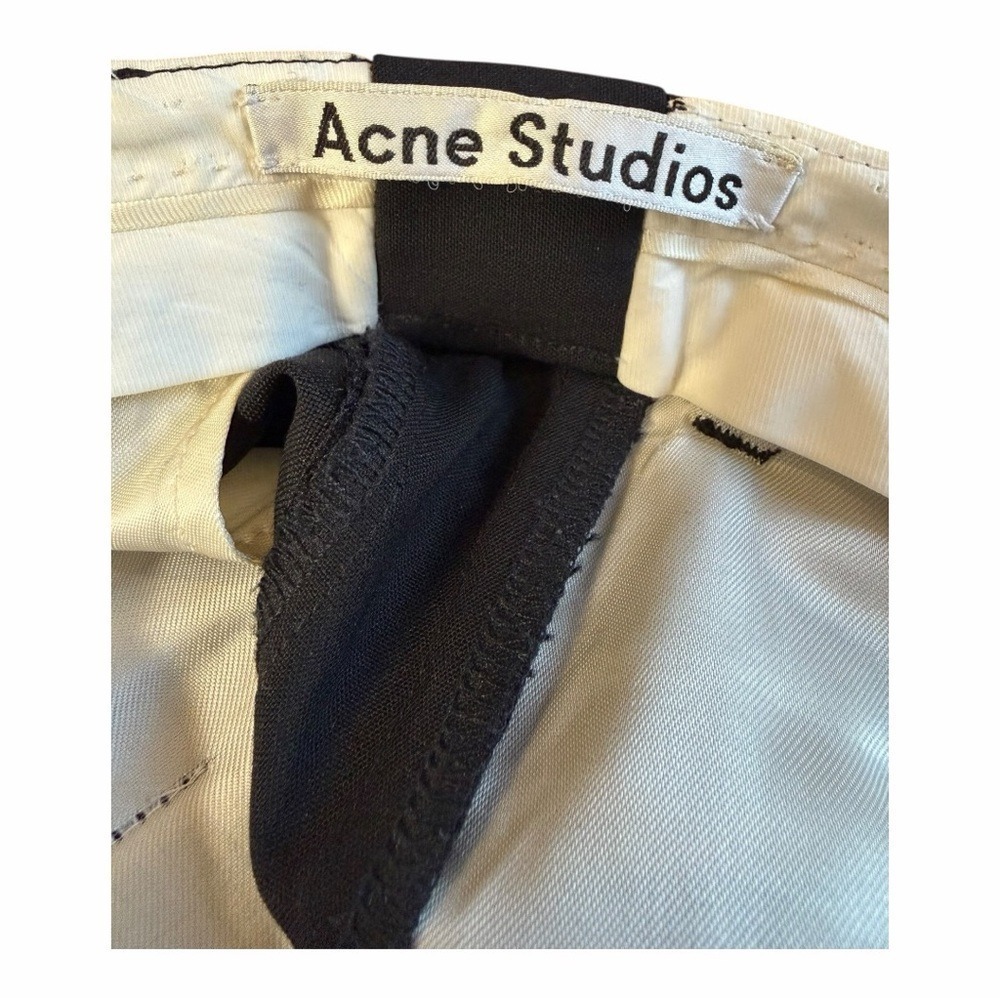 Acne Studios Archival Runway Harri Navy Blue Wool Mohair Trousers Pants Size 34 - Picture 8 of 10